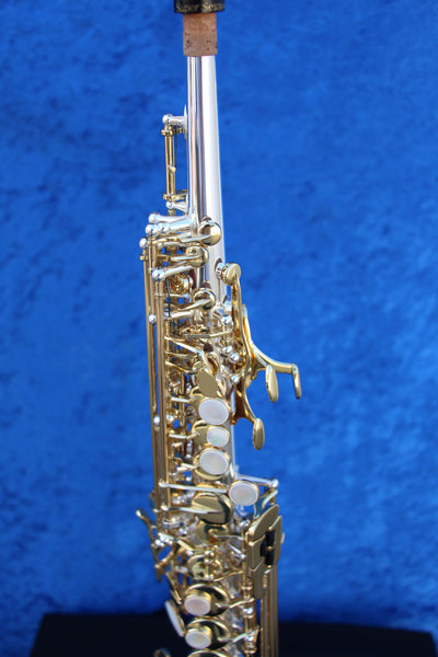 Kenny G G-series IV Silver Body with Lacquered Keys Soprano Saxophone