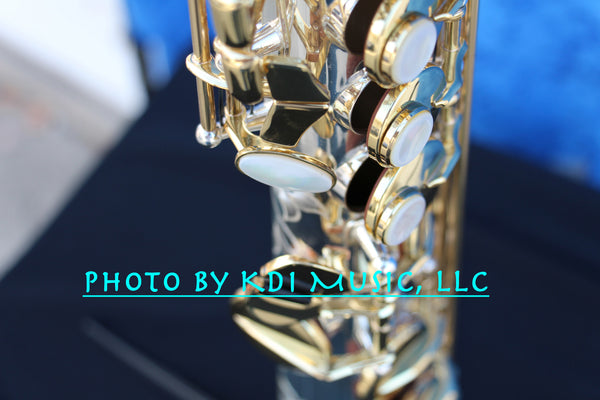 Kenny G G-series IV Silver Body with Lacquered Keys Soprano Saxophone