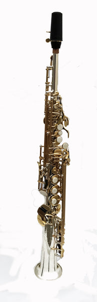 Kenny G ES-Series - Straight Bb Soprano Saxophone Silver Body/Lacquered Keys