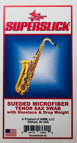 Superslick Sueded Microfiber Tenor Saxophone Swab