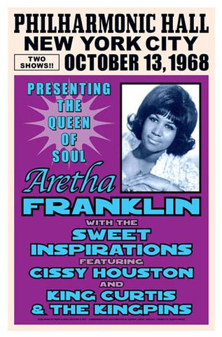 Aretha Franklin Poster