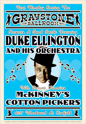 Duke Ellington Jazz Poster
